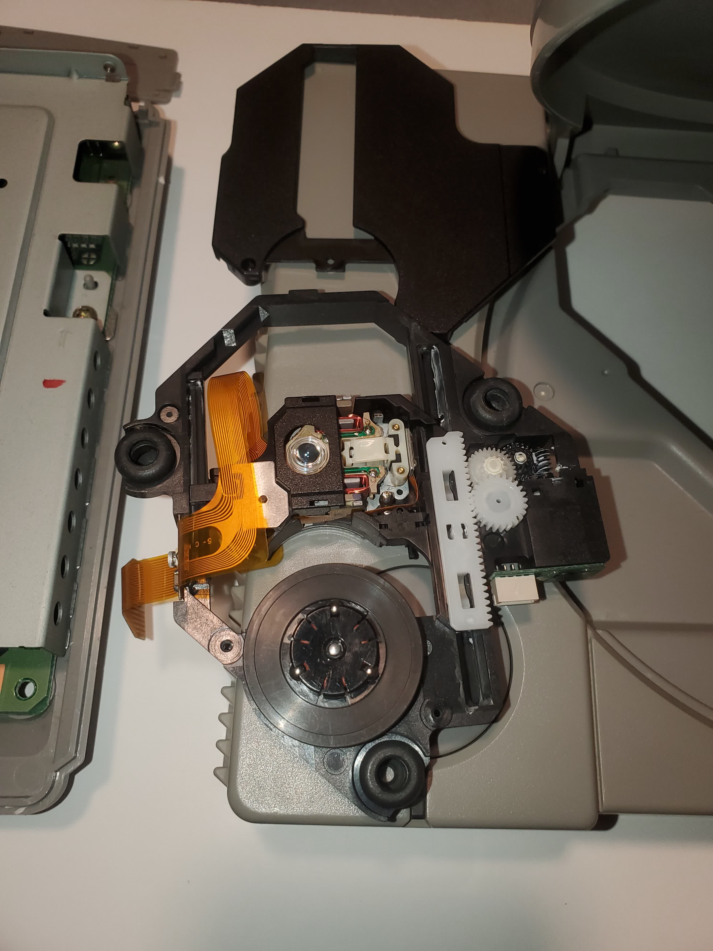 cd drive top case removed